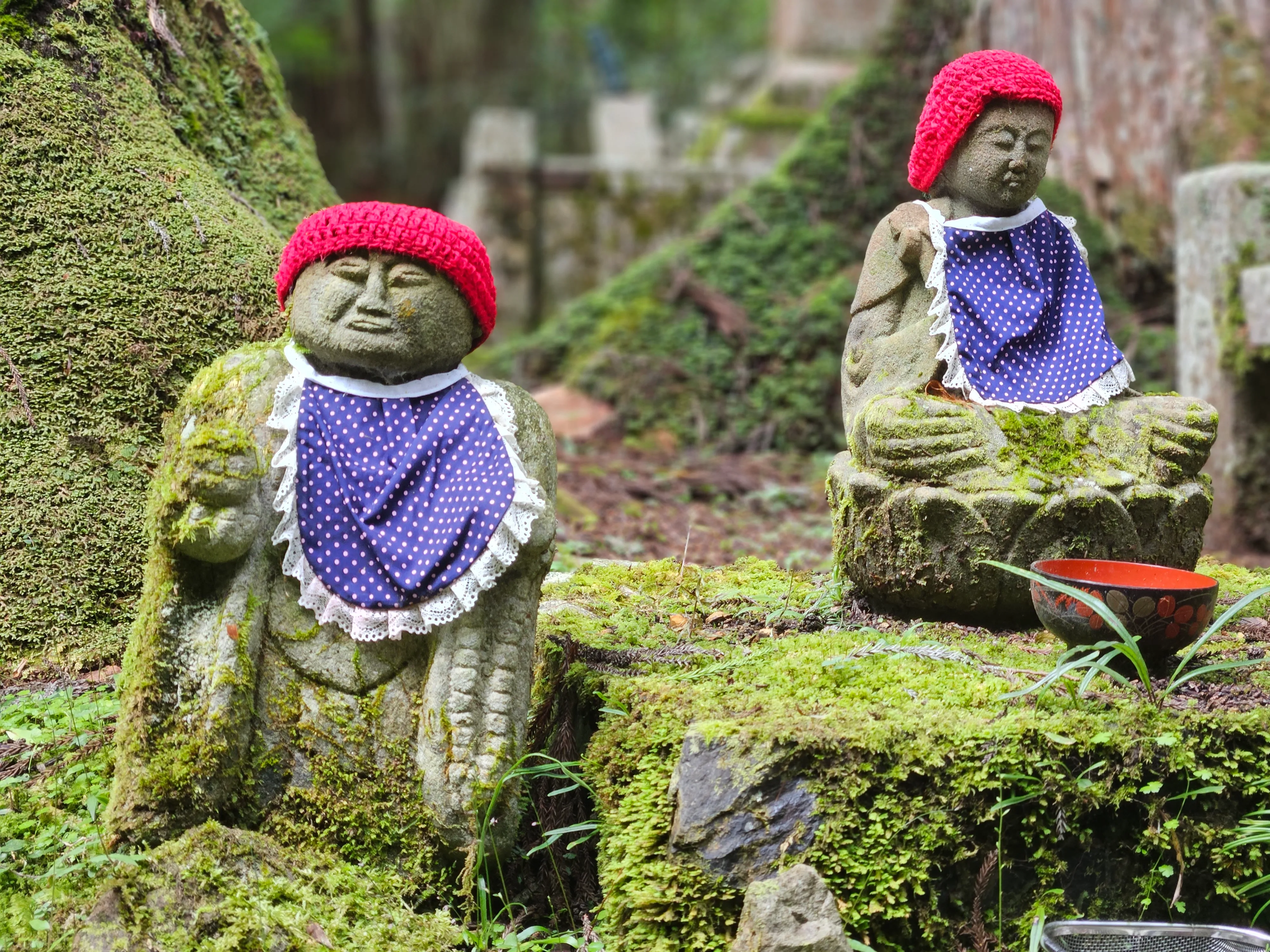 Jizo statues